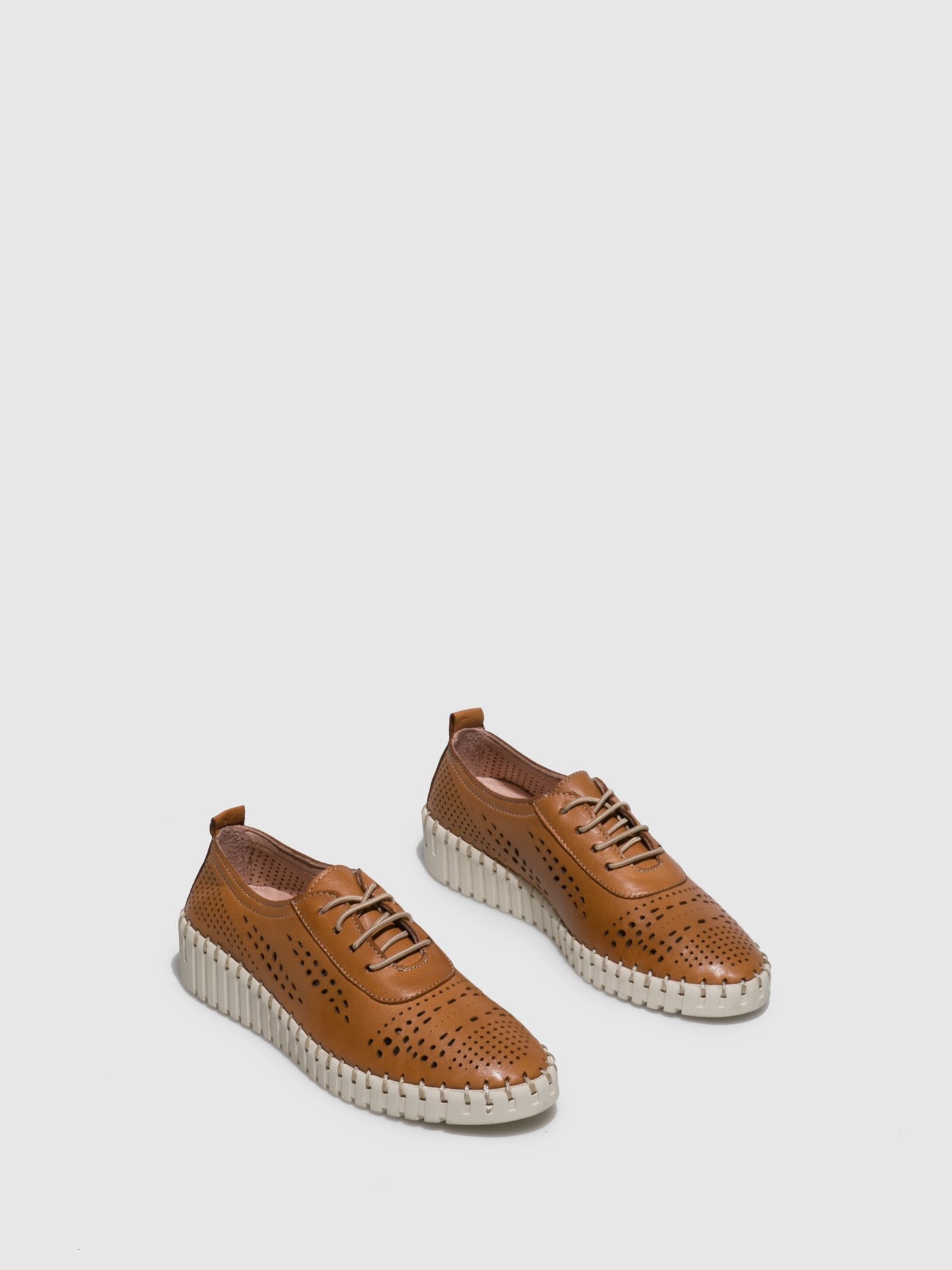 Top3 Sapatos com Cunha em Castanho